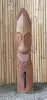 Artikelbild 1 des Artikels “Tiki-Polynesien-Statue aus Kokosnussholz, ca. 125cm hoch mit natur/transparenter Farbe, Ø ca. 18-28 cm “
